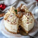 White Christmas Cheesecake