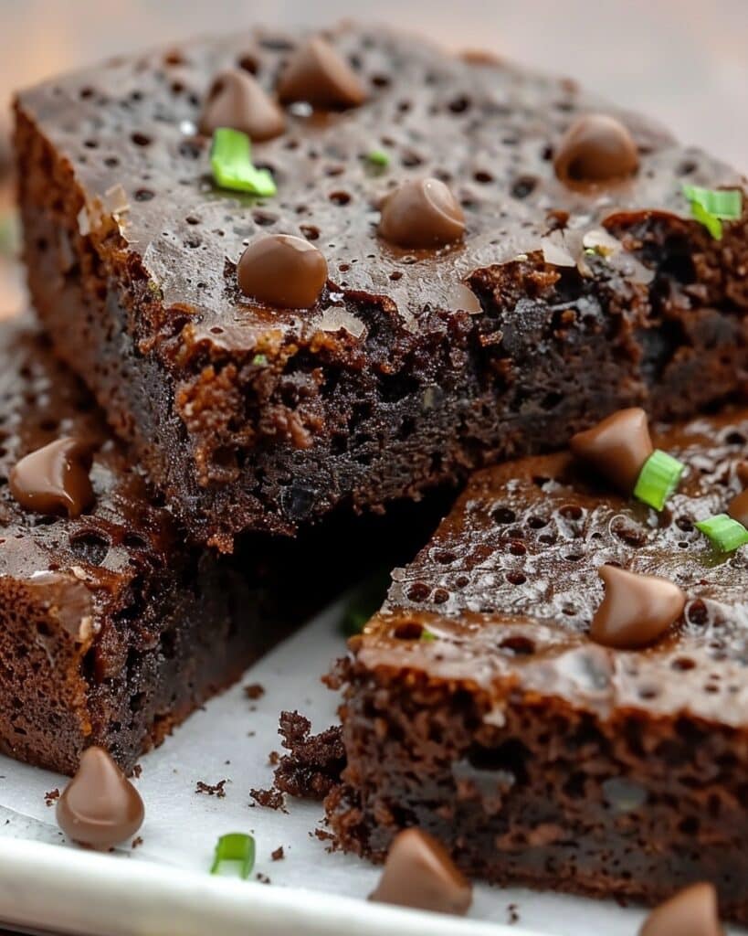 Zucchini Chocolate Cake (No Flour)