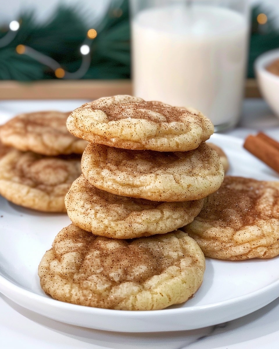 Brown Butter Dipped Snickerdoodle Cookies