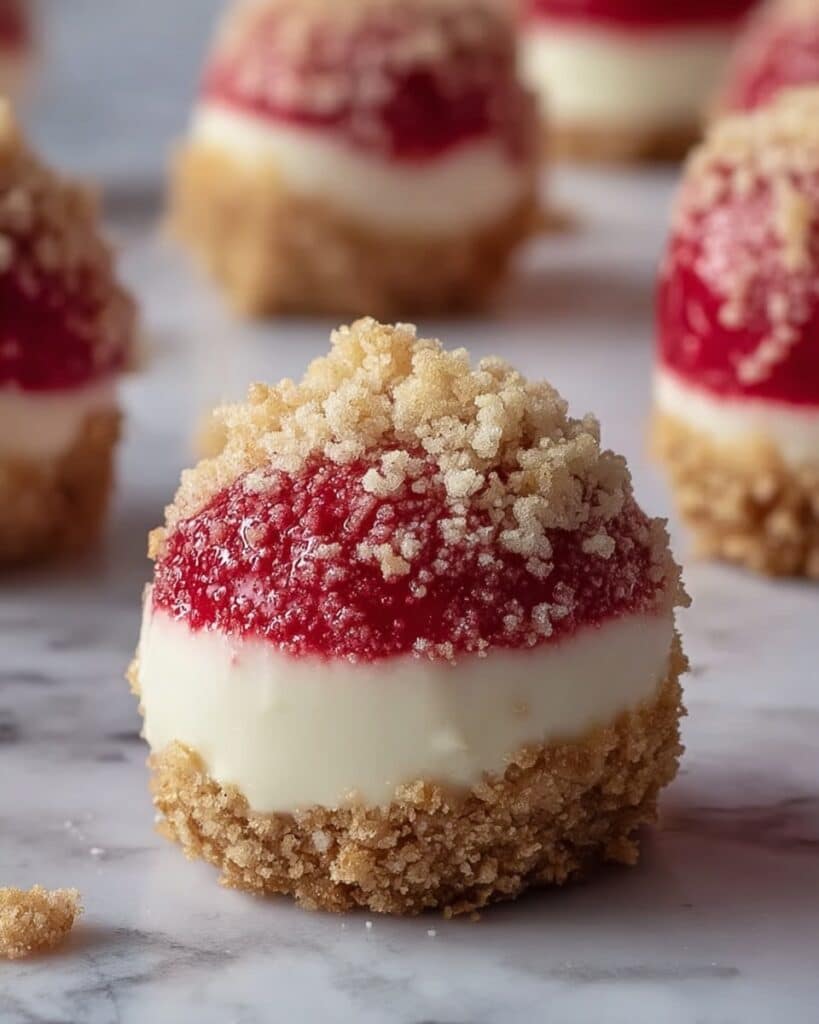 Strawberry Crunch Cheesecake Bites Recipe