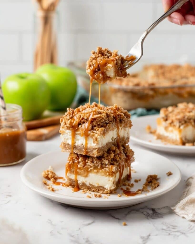 Caramel Apple Cheesecake Bars Recipe