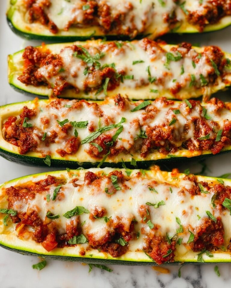 Lentil Stuffed Zucchini Boats Recipe