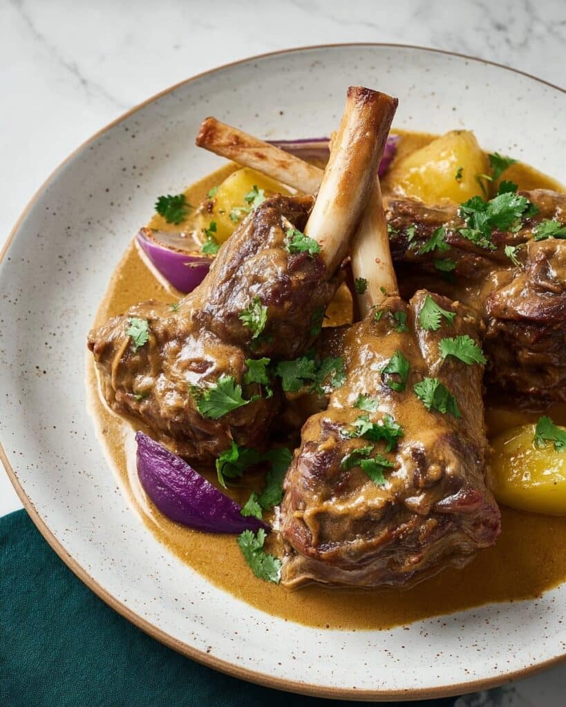 Slow-Roasted Thai Massaman Lamb Shanks Recipe