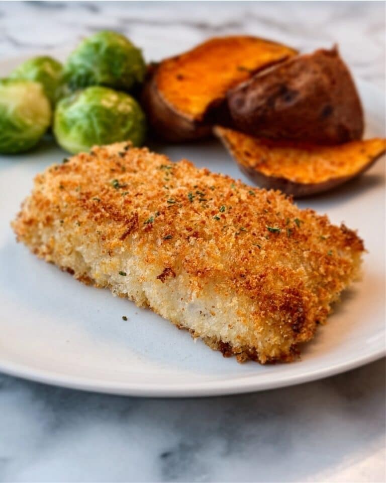 Panko-Crusted Baked Salmon with Lemon and Parsley Recipe