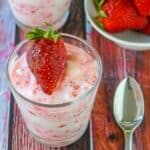 2-Minute Strawberry Yogurt Dessert