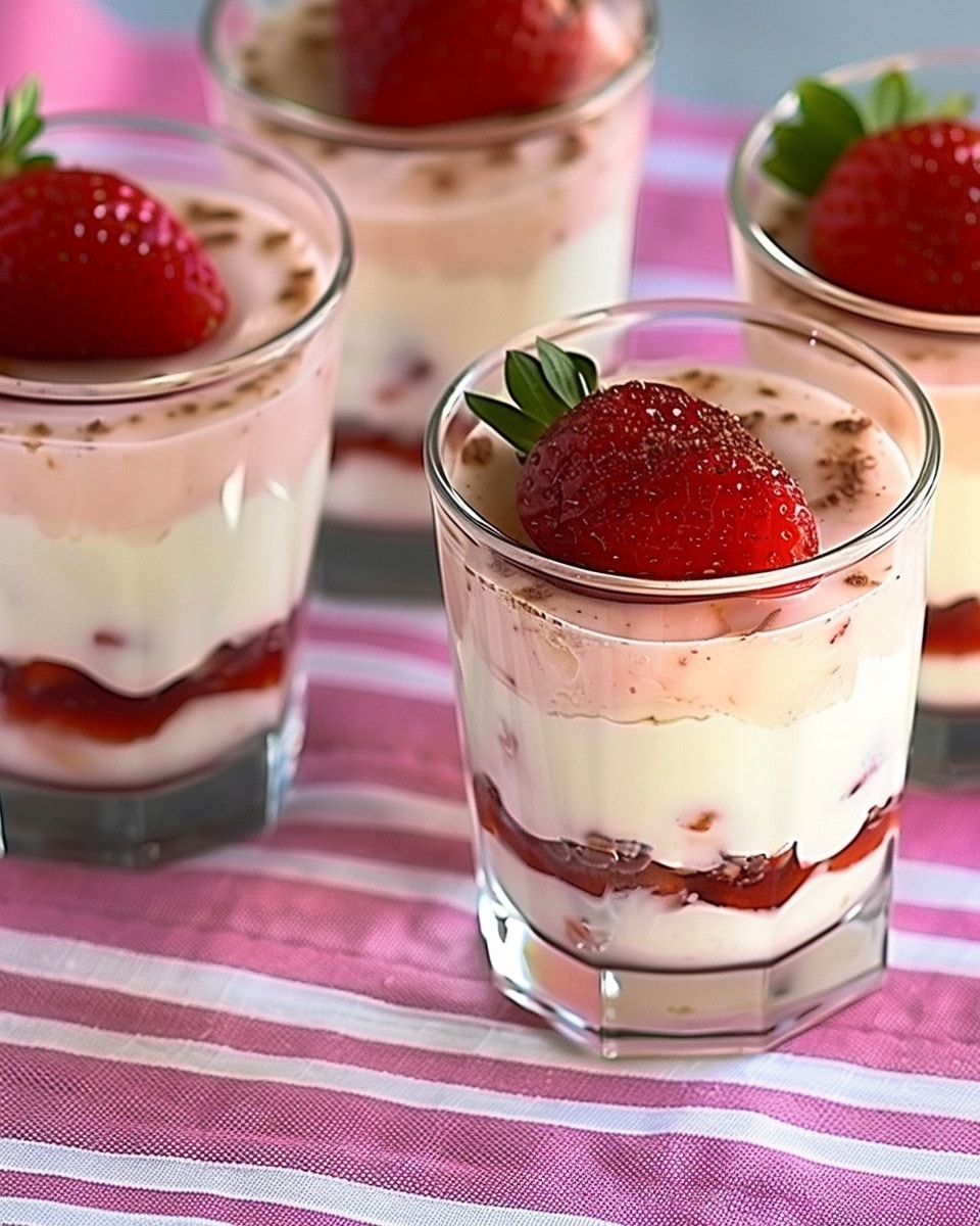 2-Minute Strawberry Yogurt Dessert