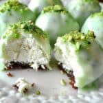Pistachio Ricotta Truffle Bites