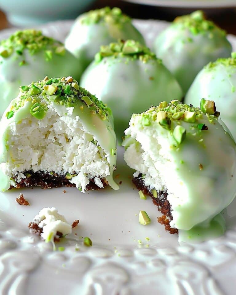 Pistachio Ricotta Truffle Bites