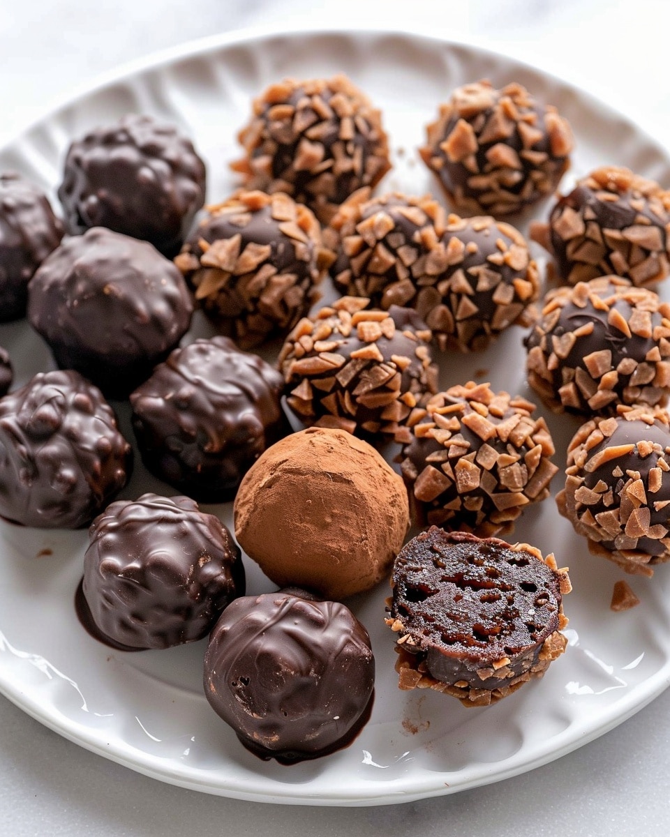 Chickpea Chocolate Truffles