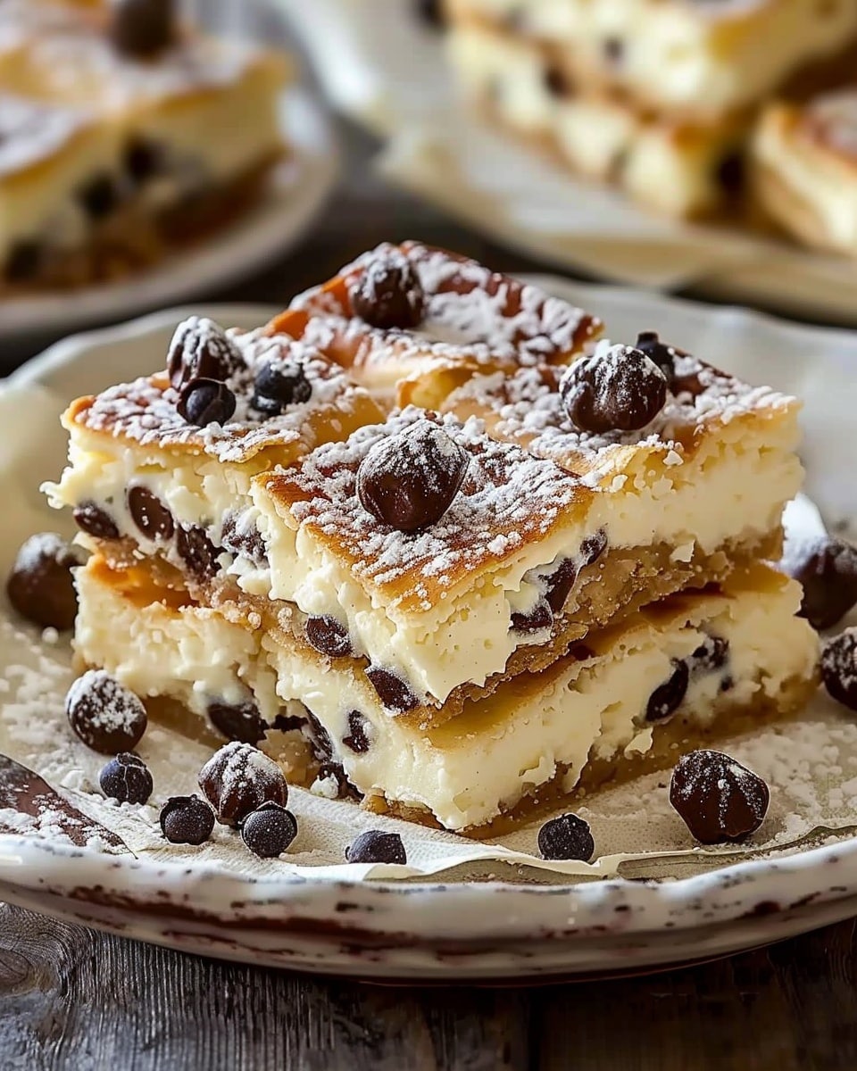 Ricotta Cannoli Squares