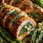 Asparagus Stuffed Chicken Fillet
