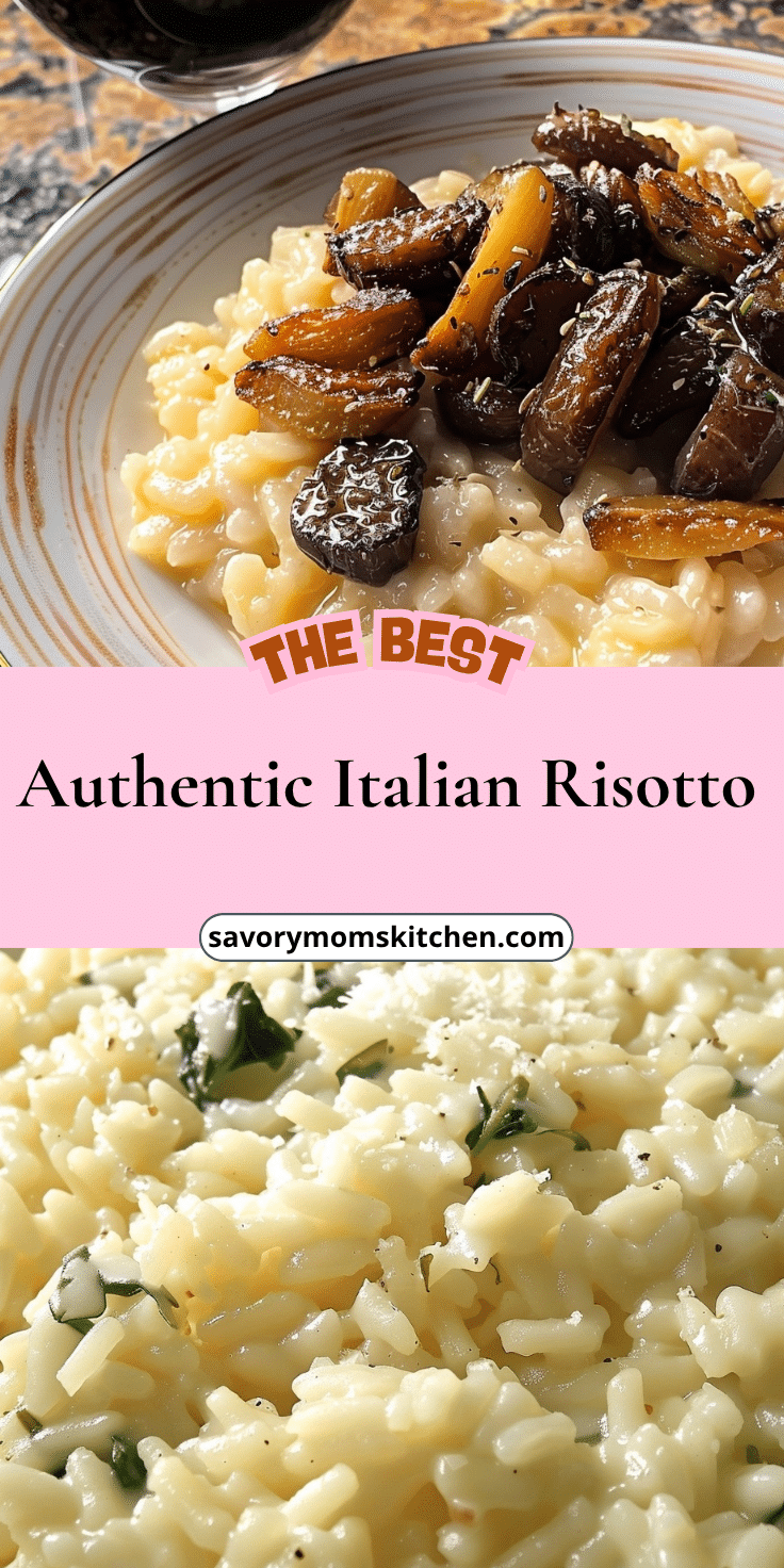 Authentic Italian Risotto | Savory Mom Kitchen