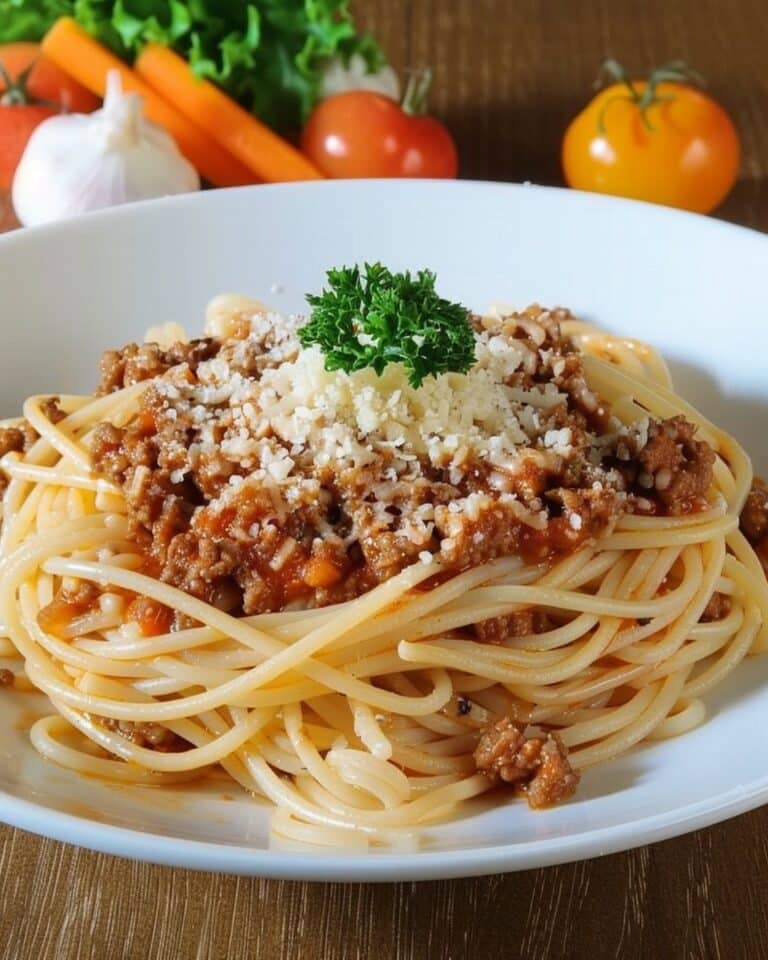 Authentic Italian Spaghetti Bolognese