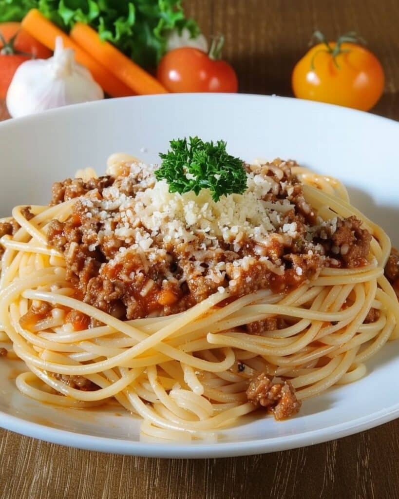 Authentic Italian Spaghetti Bolognese