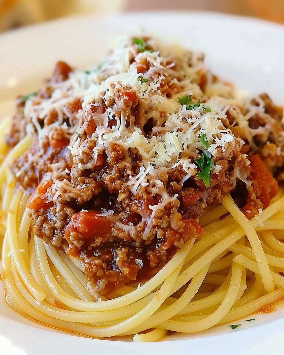Authentic Italian Spaghetti Bolognese