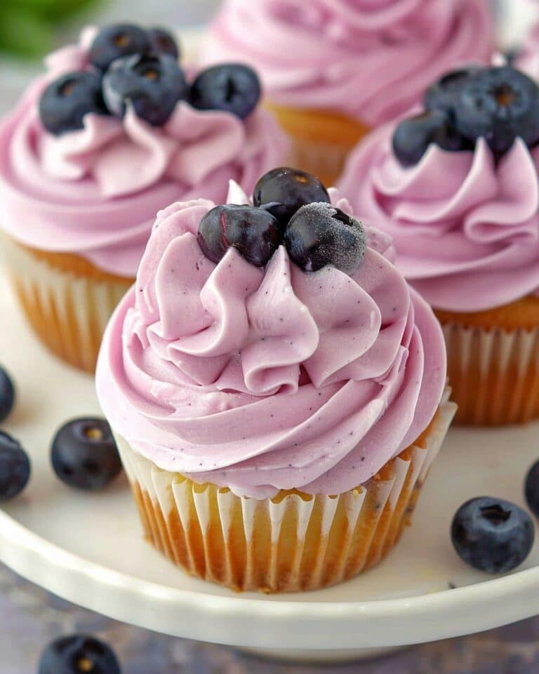 How To Make Blueberry Cheesecake Ice Cream Cupcakes