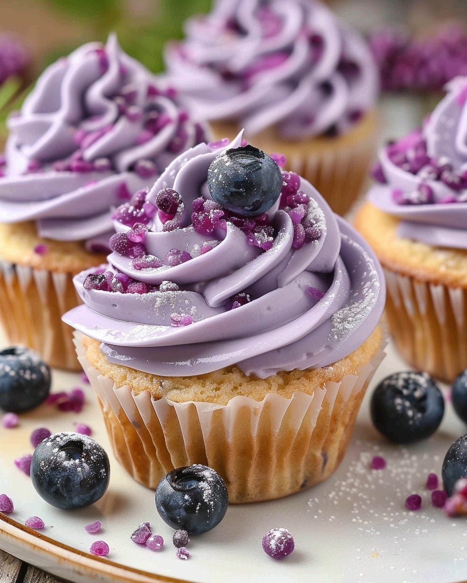How To Make Blueberry Cheesecake Ice Cream Cupcakes