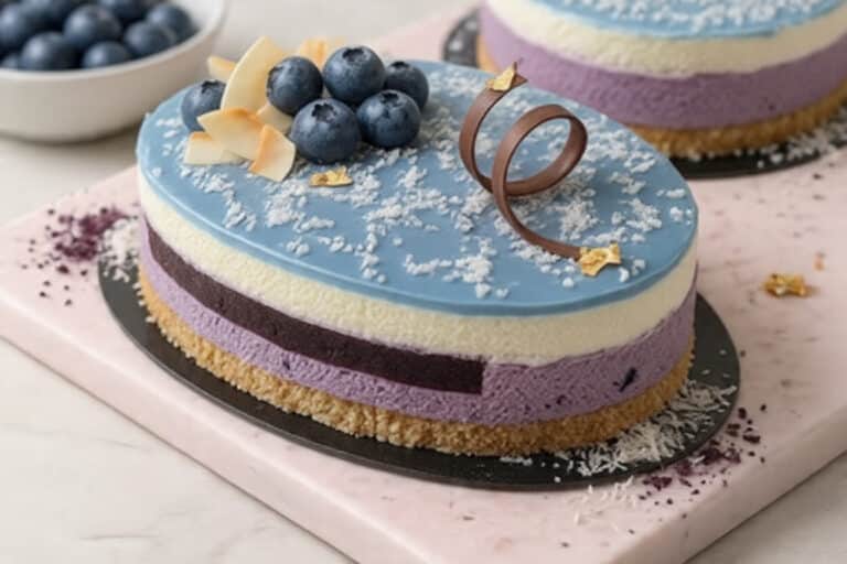 Coconut Blueberry Entremet