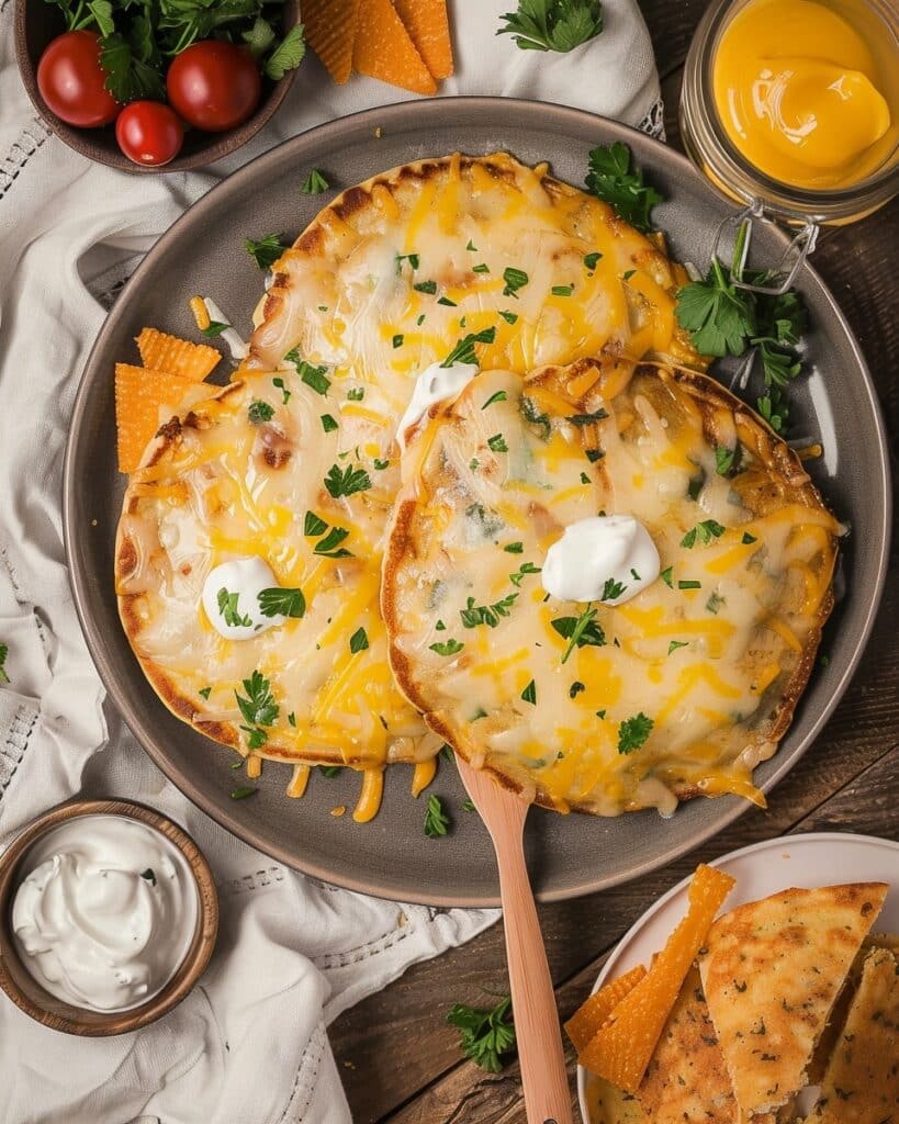 Cheddar Parsley Savory Pancakes