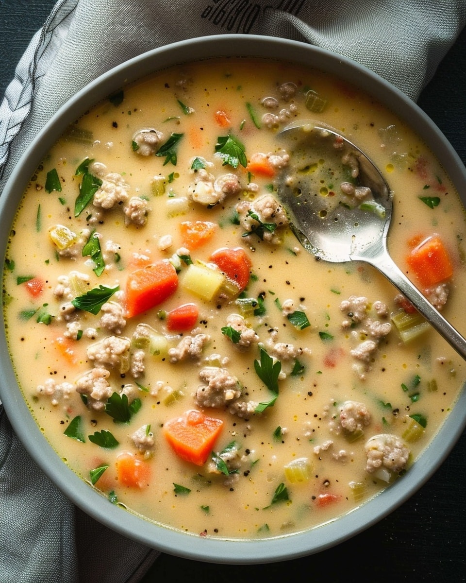 Cheeseburger Soup