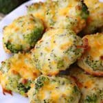 Cheesy Baked Broccoli Bites
