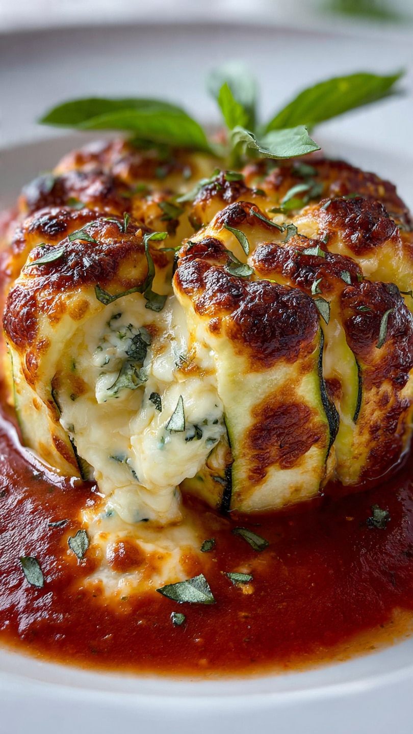 Cheesy Zucchini Roll-Ups