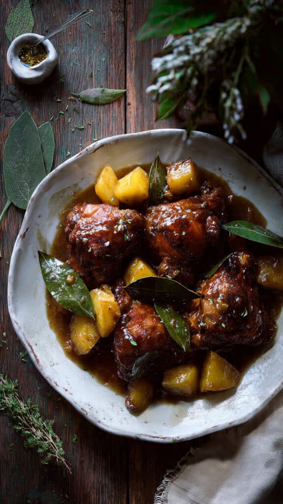 Chicken Adobo with Potatoes