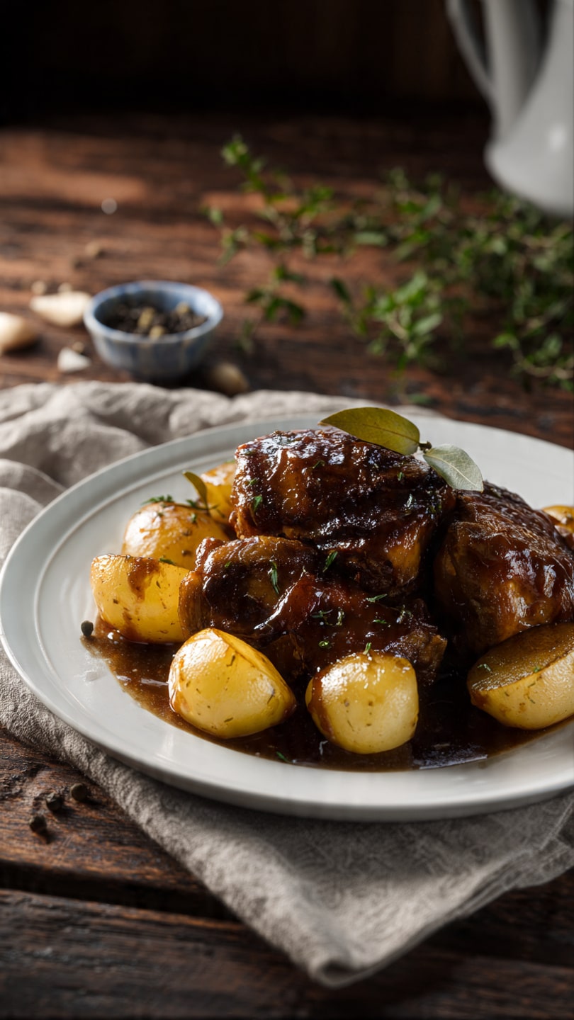 Chicken Adobo with Potatoes