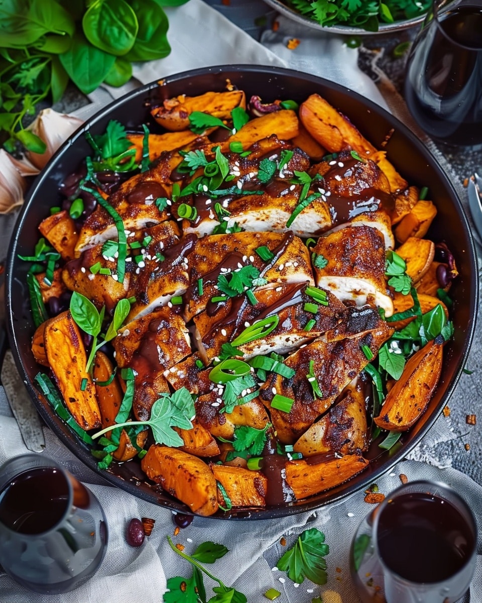 Chili Brown Sugar Chicken and Sweet Potatoes