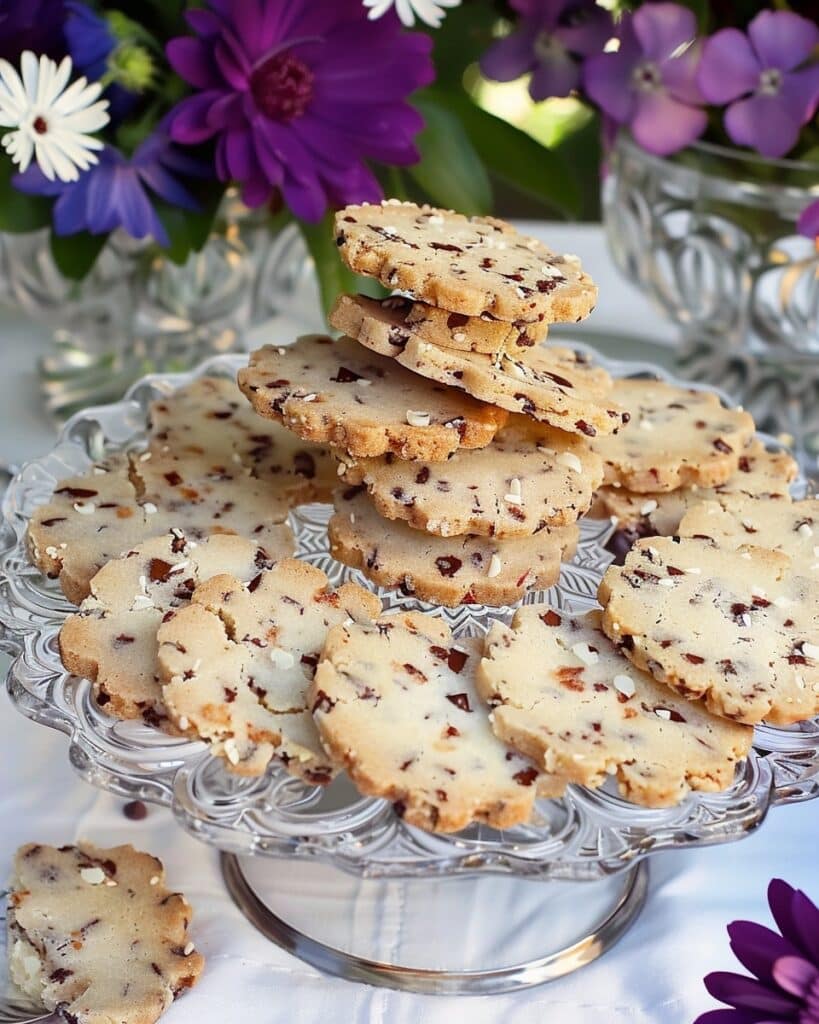 Chocolate Chip Shortbread Cookies (Gluten-Free & Vegan)