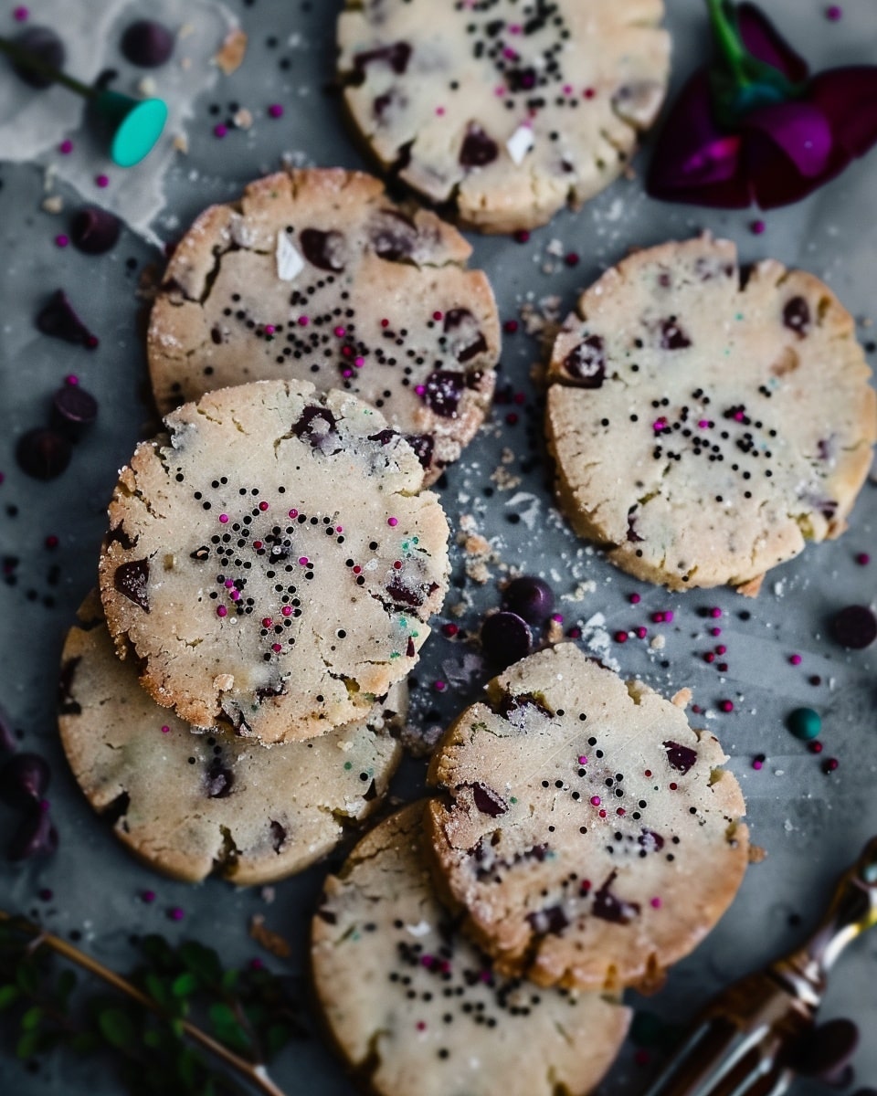 Chocolate Chip Shortbread Cookies (Gluten-Free & Vegan)