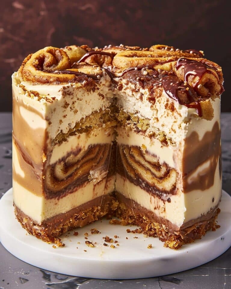 How To Make Cinnamon Roll Cheesecake
