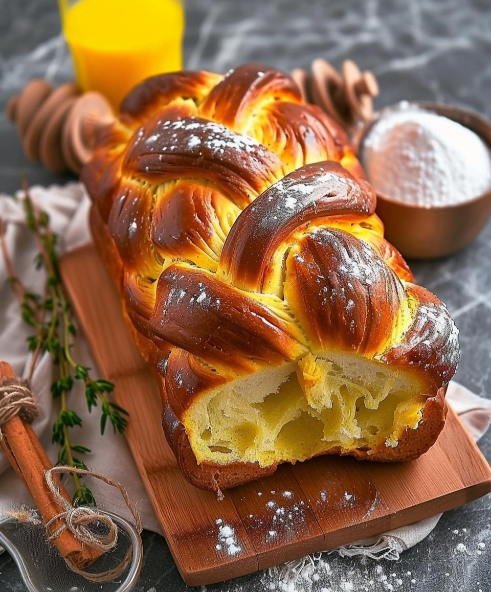 Classic French Brioche Bread
