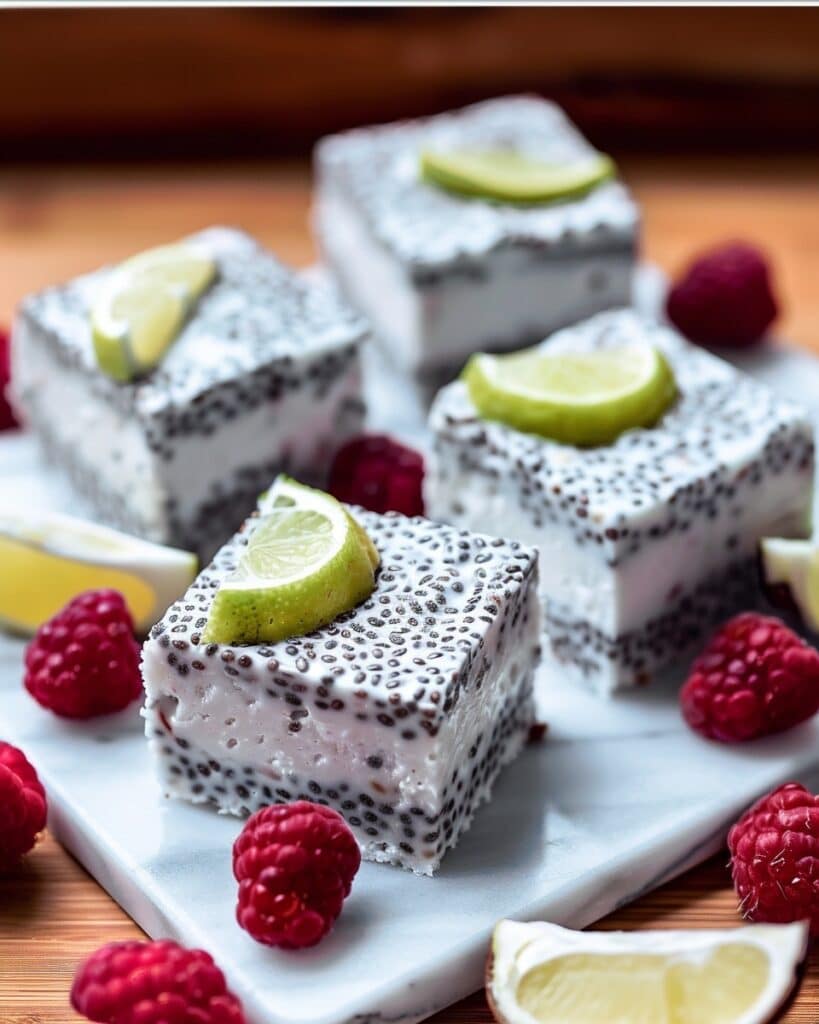 Coconut Chia Pudding Bars