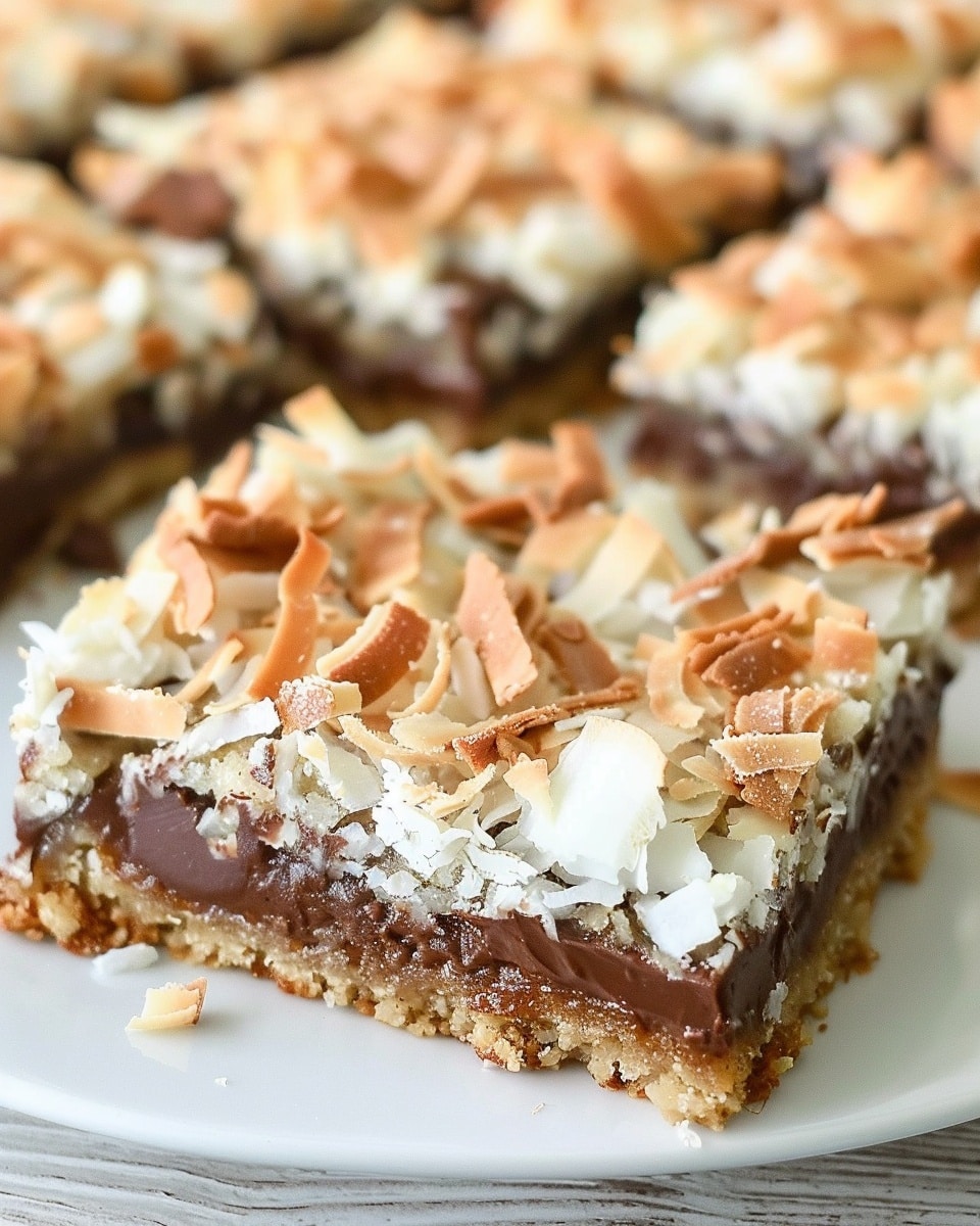Coconut Chocolate Dream Bars