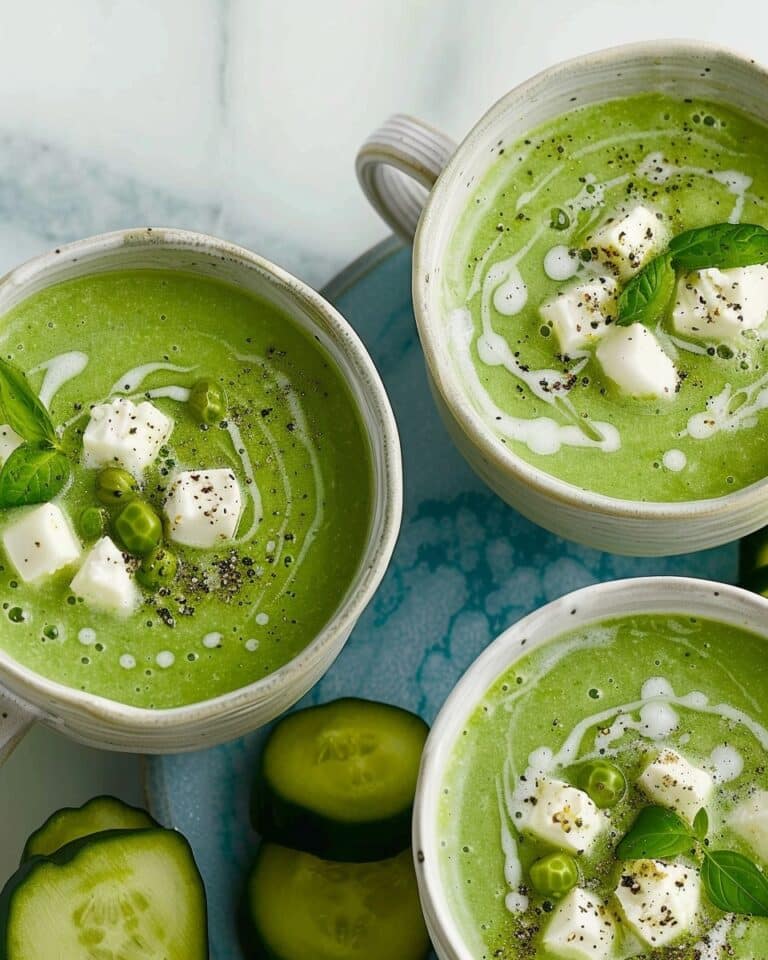 Cold & Refreshing Cucumber Soup