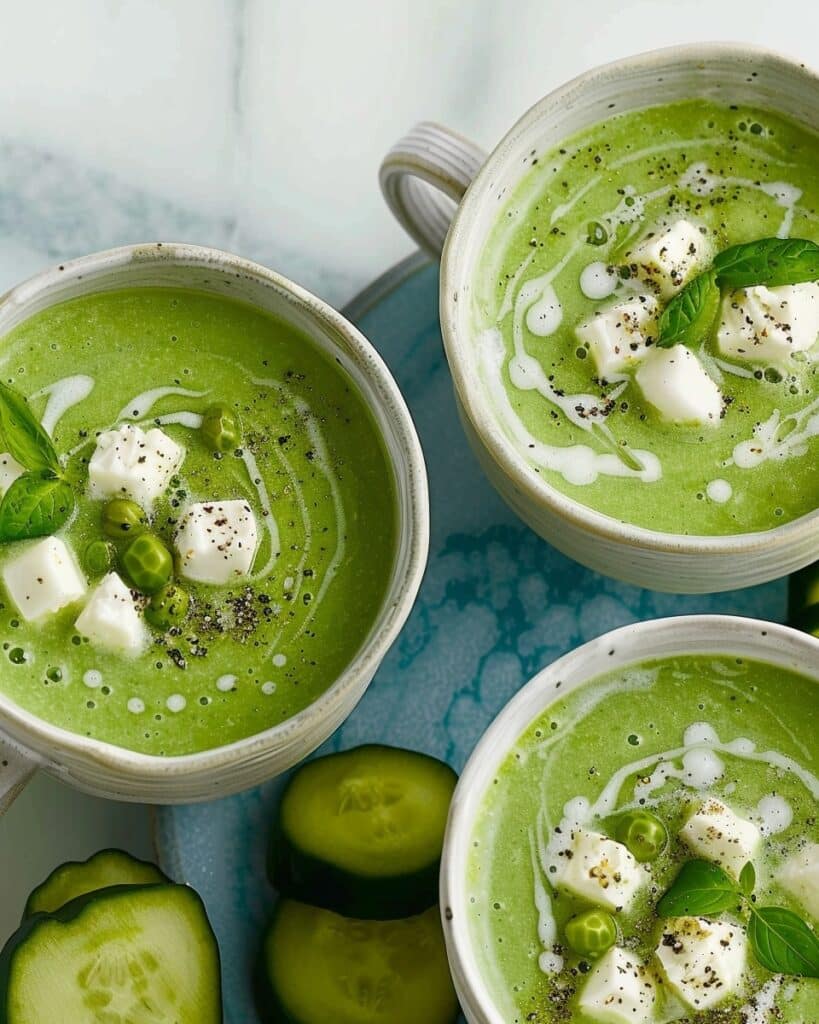 Cold & Refreshing Cucumber Soup
