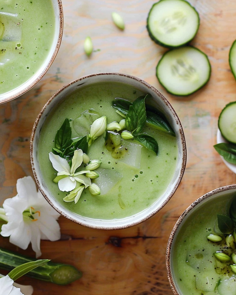 Cold & Refreshing Cucumber Soup