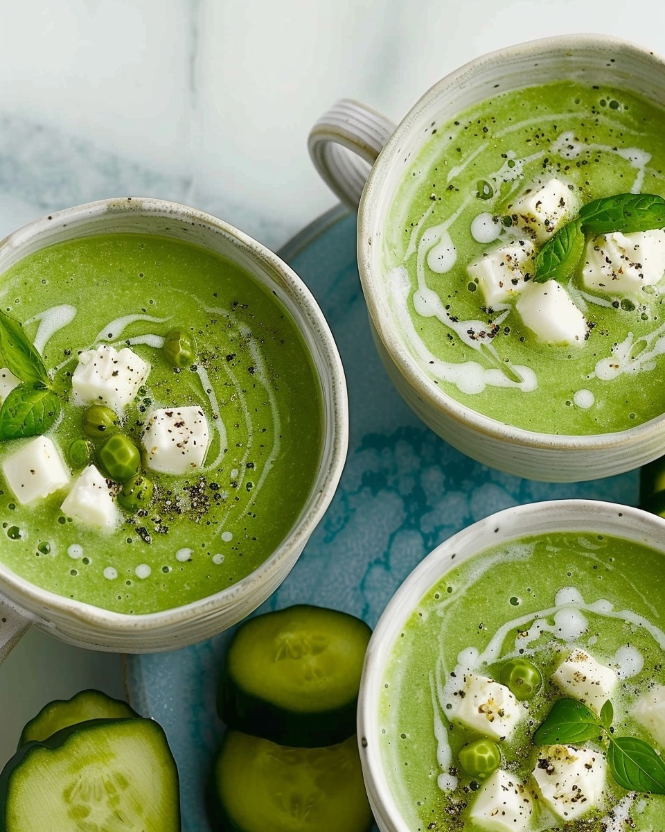 Cold & Refreshing Cucumber Soup