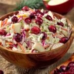How To Make Cranberry Apple Coleslaw