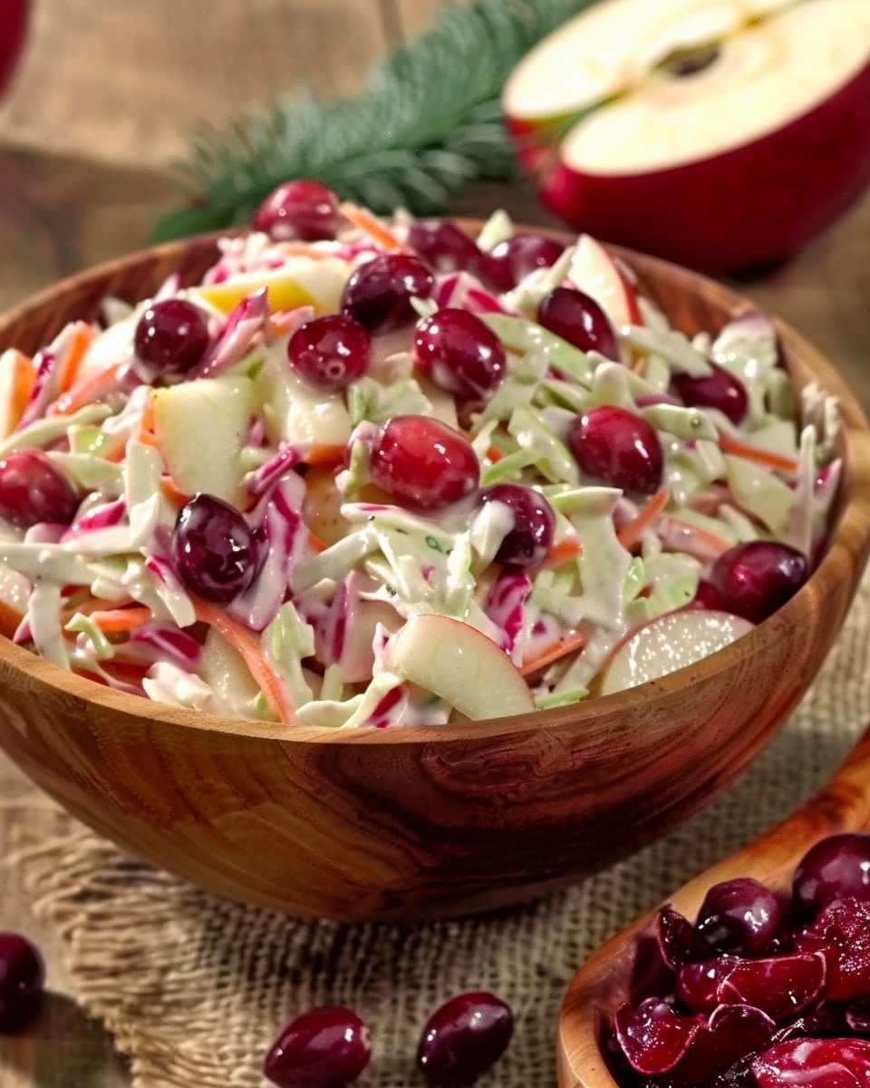 How To Make Cranberry Apple Coleslaw