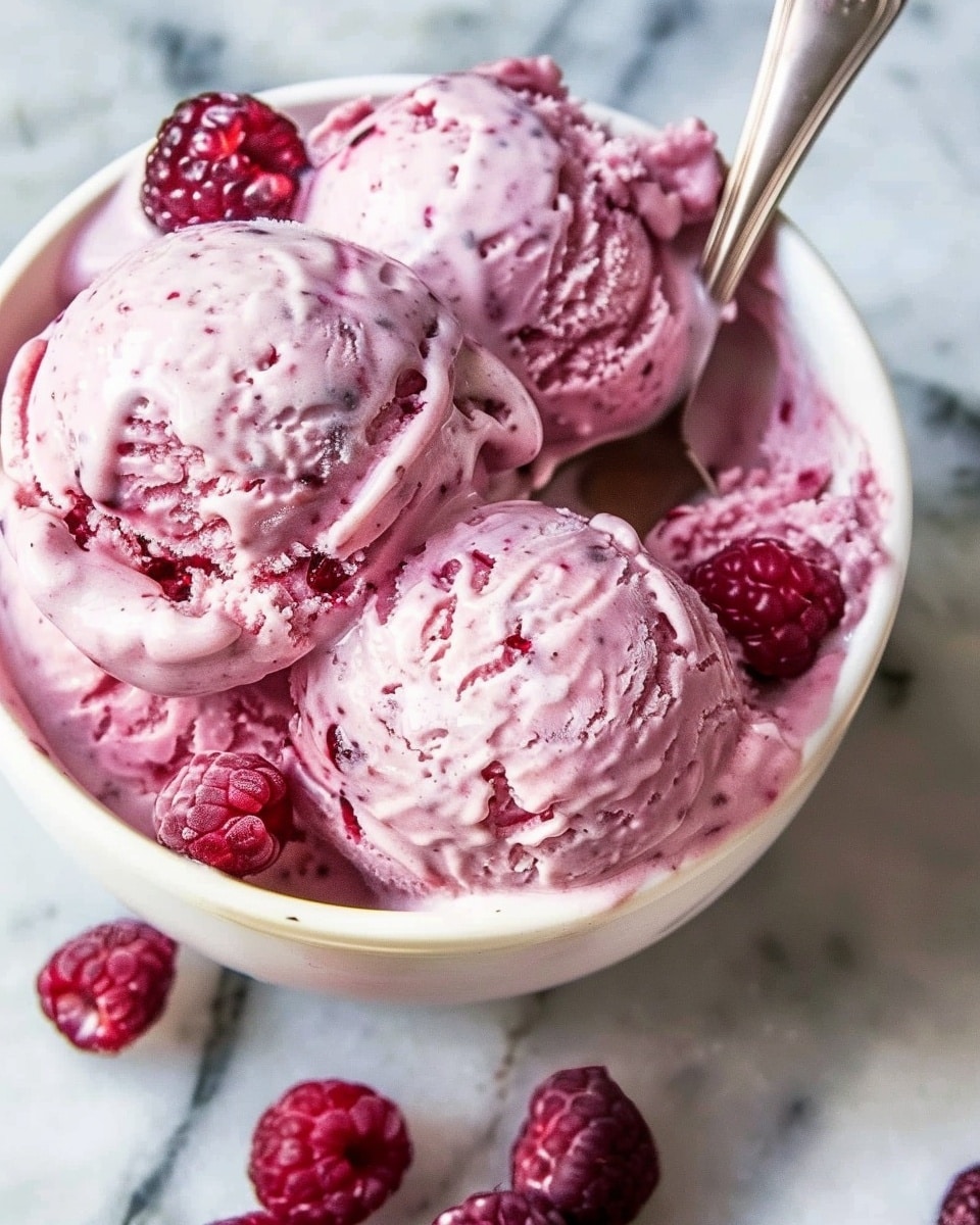 Creamy Berry Coconut Ice Cream