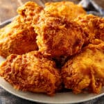 Extra Crispy Golden Fried Chicken Plate