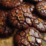Flourless Dark Chocolate Orange Cookies