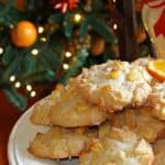 Fluffy Pineapple Cookies with Orange Glaze