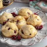 Frosted Cranberry Drop Cookies