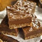 Chocolate Peanut Butter Crispy Rice Bars