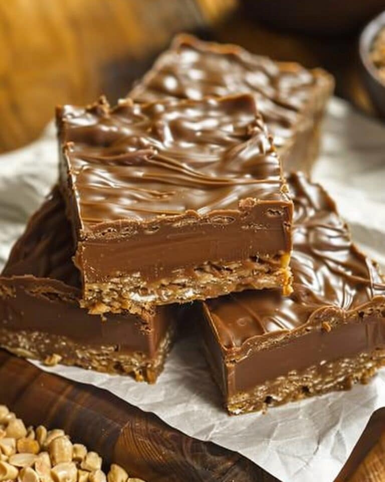 Chocolate Peanut Butter Crispy Rice Bars