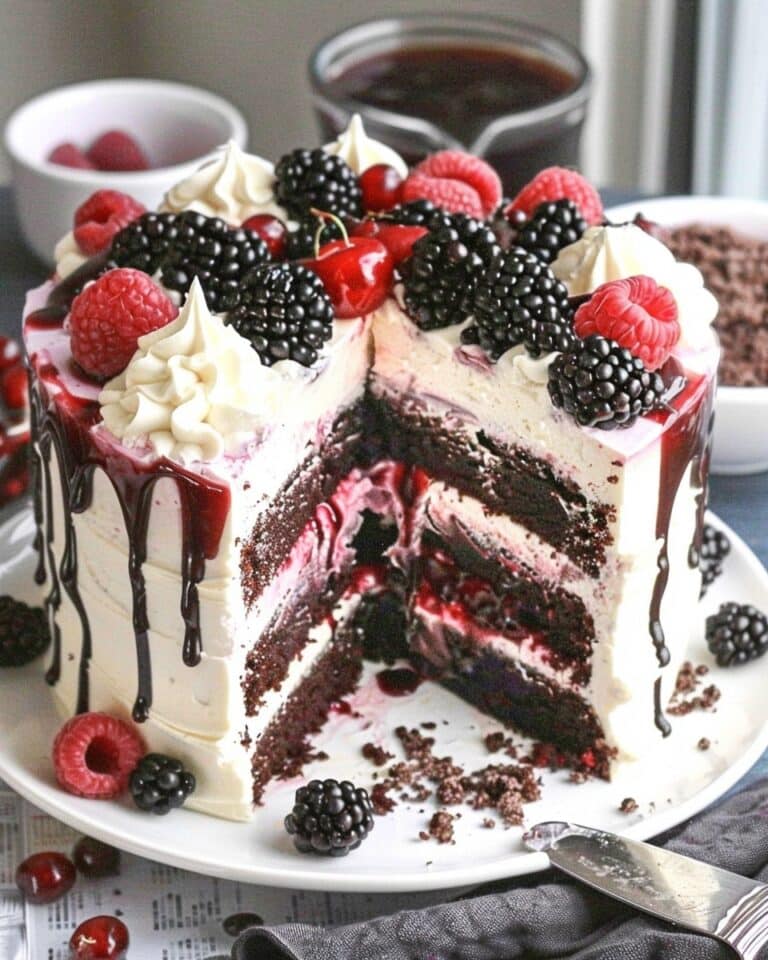 Hungarian Layered Cream & Jam Cake Recipe