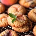 Italian Peach Cookies with a Creamy Surprise